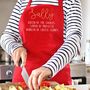 Adults Personalised Name Apron, thumbnail 4 of 10