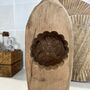 Large Vintage Wooden Butter Mould With Floral Carving, thumbnail 3 of 5