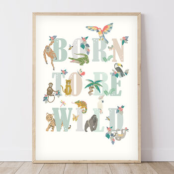 Childrens Born To Be Wild Print, 2 of 3