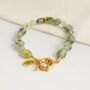 Prehnite Gemstone Beaded Bracelet, thumbnail 2 of 3