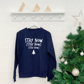 Stay Now Womens Christmas Jumper, 6 of 6