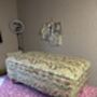 William Morris Light Strawberry Thief Storage Ottoman Footstool, thumbnail 8 of 9