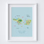 Illustrated Map Of Bali And Lombok Art Print, thumbnail 6 of 6