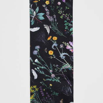 Wilderness Black Silky Scarf, 5 of 9