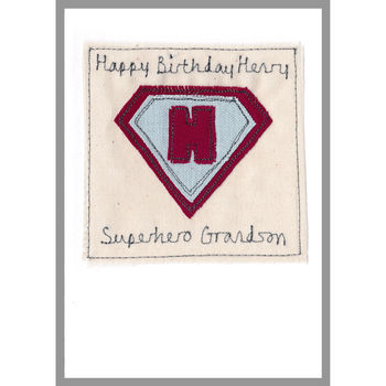 Personalised Superhero Birthday Card For Him, 3 of 12
