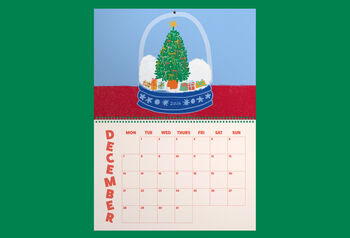 2026 Colourful Illustrated Wall Calendar, 8 of 12