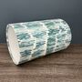 Tidal Mineral Seafoam Blue/Green Cylinder Lampshades, thumbnail 8 of 9