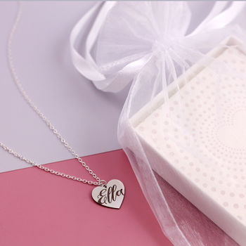 Personalised Mother And Daughter Necklace Set, 6 of 7