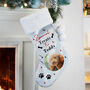 Personalised Dog Photo Christmas Stocking Gift, thumbnail 2 of 4