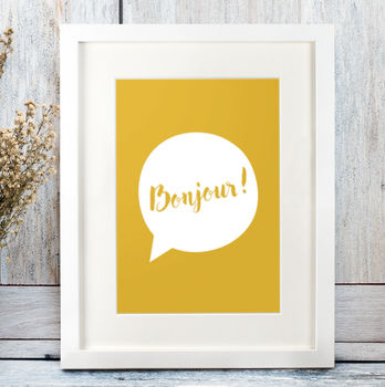 Speech Bubble Personalised Print, 3 of 7