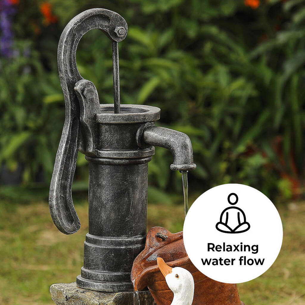 Duck And Barrel Pump Garden Water Feature By Garden Chic