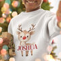 Cute Reindeer Name Christmas Children's Clothing, thumbnail 2 of 4