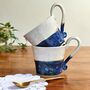 Pottery Handmade Mug Denim Blue Cup, thumbnail 1 of 8