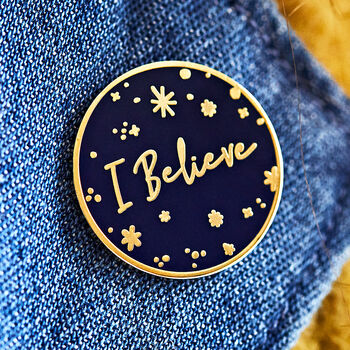 'I Believe' Enamel Pin Badge, 2 of 12