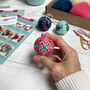Needle Felted Christmas Baubles, thumbnail 5 of 10