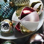 Set Of Four Glass Christmas Baubles, thumbnail 1 of 3