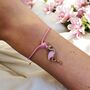 Pink Flamingo Bracelet, thumbnail 2 of 5