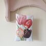 Tulip Flower Print Decorative Lavender Sachet Gift, thumbnail 2 of 7