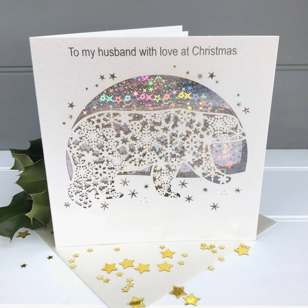 Christmas Card To My Husband At Christmas By Pink Pineapple Home