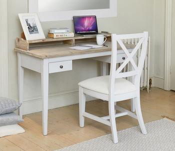 Ridley Grey Desk Dressing Table, 3 of 5