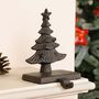 Cast Iron Christmas Tree Stocking Hanger, thumbnail 4 of 7