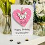 Personalised Granddaughter Butterfly Birthday Card, thumbnail 4 of 7