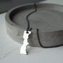 Personalised Family Silhouette Silver Necklace, thumbnail 1 of 5