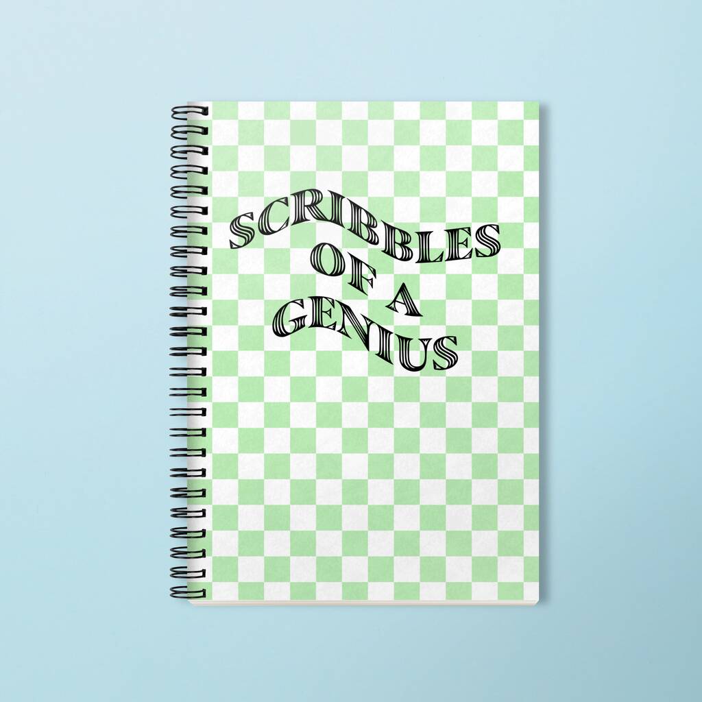 Scribbles Of A Genius Notebook, 1 of 2