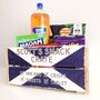 Personalised England Flag Snack Crate Father's Day Gift, thumbnail 5 of 5