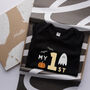 Organic Cotton 'My First Halloween' Baby Grow, thumbnail 5 of 5