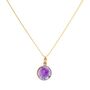 18ct Gold Seven Chakra Gemstone Pendant Necklace | By Elizabeth Raine, thumbnail 4 of 11