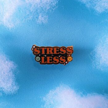 Stress Less Enamel Pin, 3 of 5