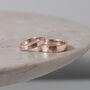 Brushed Hammered 9ct/18ct Gold Ring, thumbnail 9 of 12