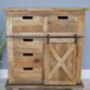 Industrial Wooden Storage Cabinet, thumbnail 1 of 3