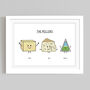 Personalised Family Cheese Print, thumbnail 3 of 4