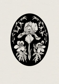 Language Of Flowers No Two. Illustration Print, 3 of 3