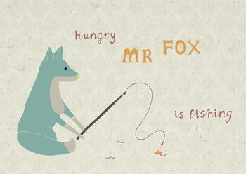 Fox Character Children's Birthday Card, 2 of 2