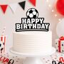 Reusable Football Birthday Cake Topper, thumbnail 3 of 5