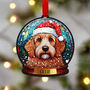 Labradoodle Dog Tree Decoration, thumbnail 5 of 6