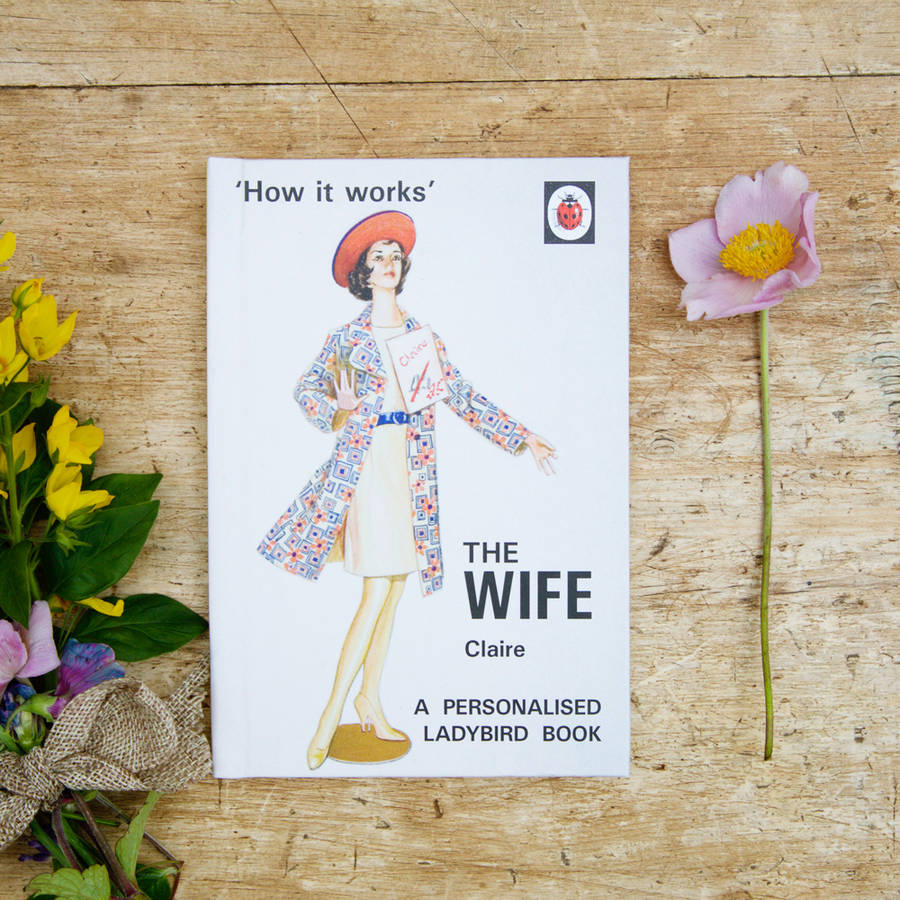Personalised Ladybird Book The Wife By Jonny's Sister