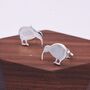 Sterling Silver Kiwi Bird Stud Earrings, thumbnail 4 of 12