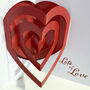 Lots Of Love Valentine's Pop Up Card, thumbnail 2 of 2