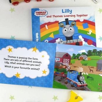 Personalised Set Of Thomas Books For Toddlers, 7 of 12