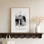 Personalised Wedding Portrait Print Gift, thumbnail 2 of 6