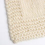 Royal Crown Blanket And Cushion Knitting Kit, thumbnail 3 of 10