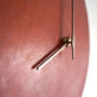 Modern Leather Wall Clock, thumbnail 3 of 9