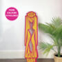 High Riding Psychedelic Clear Acrylic Skateboard Deck, thumbnail 1 of 5