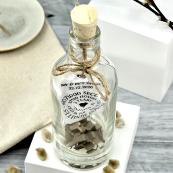 Personalised Cotton Dates In A Bottle, 4 of 5
