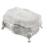 Personalised Small Silver Plated Jewellery Box, thumbnail 6 of 6
