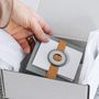 Men's Personalised Fingerprint Charm Wrap Bracelet, thumbnail 7 of 7